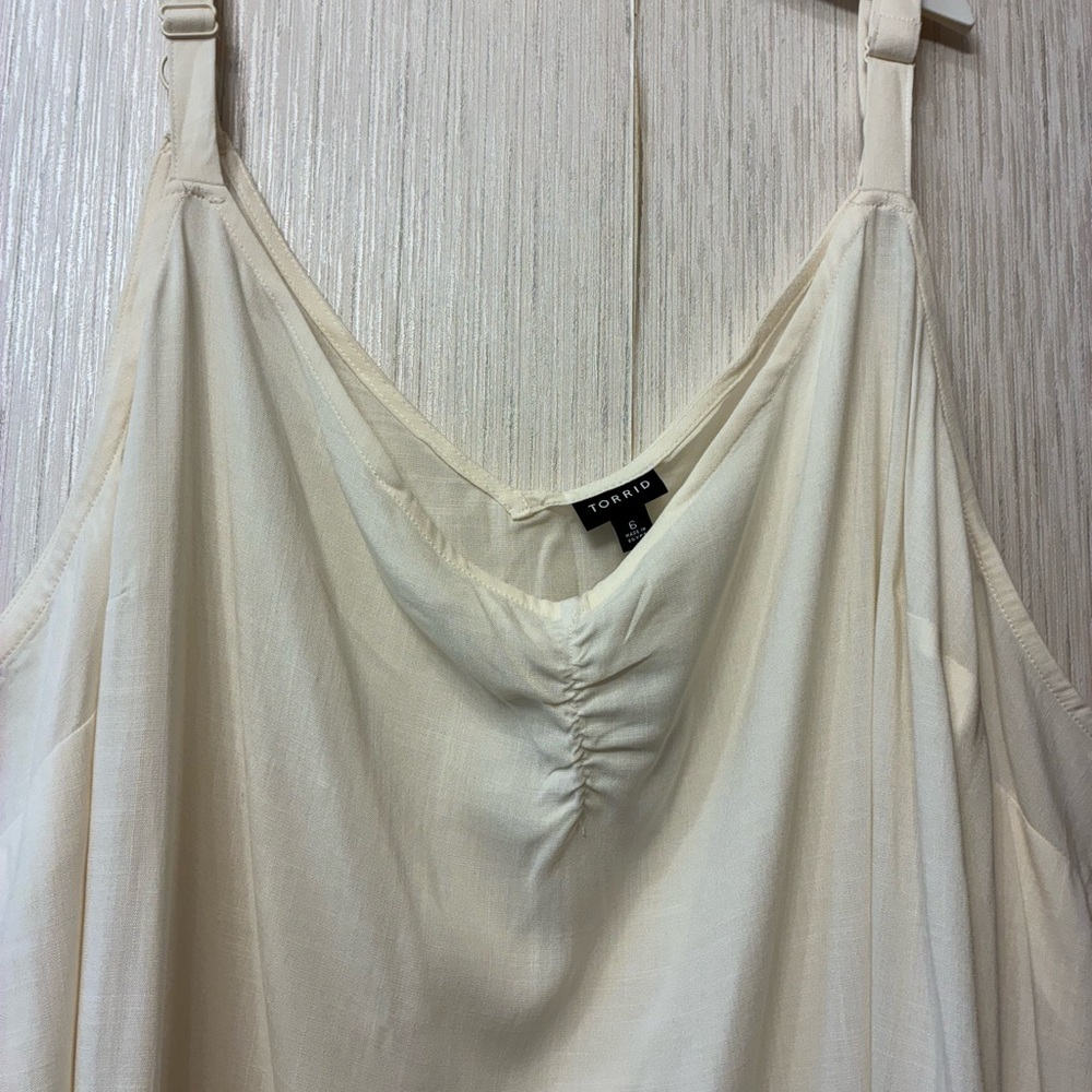 NWT Torrid Cream Camisole Closet Staple Minimalist Top Size 6 - Picture 5 of 6